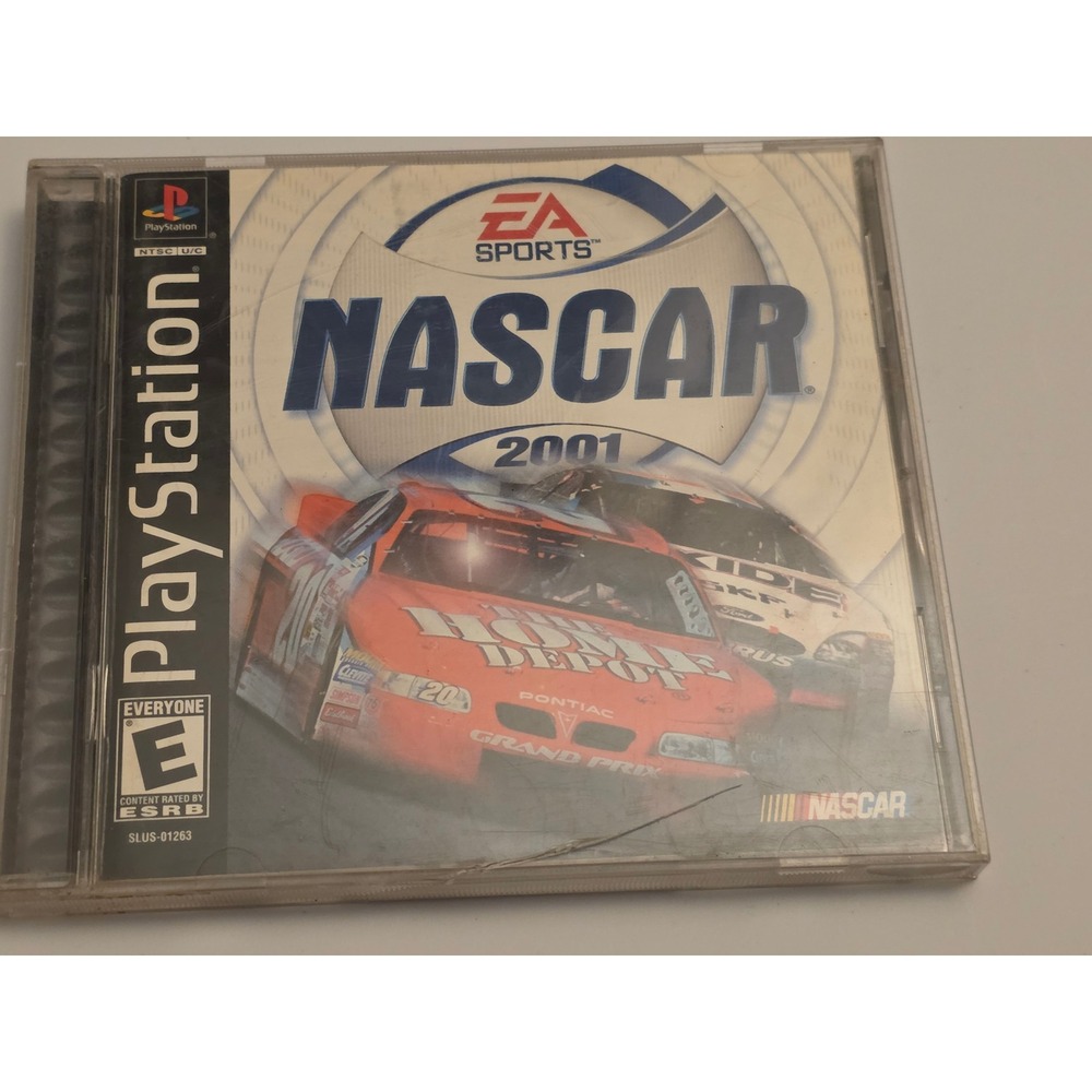 EA Sports NASCAR 2001 Sony PlayStation PS1 Video Game SLUS-01263 Racing Classic